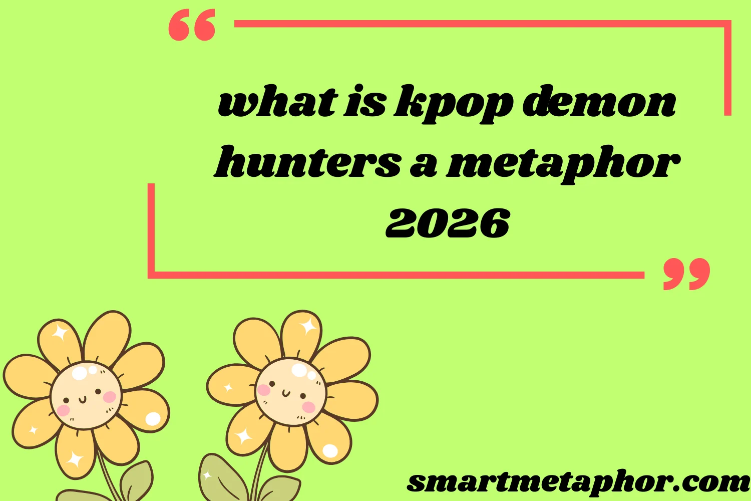 what is kpop demon hunters a metaphor for
