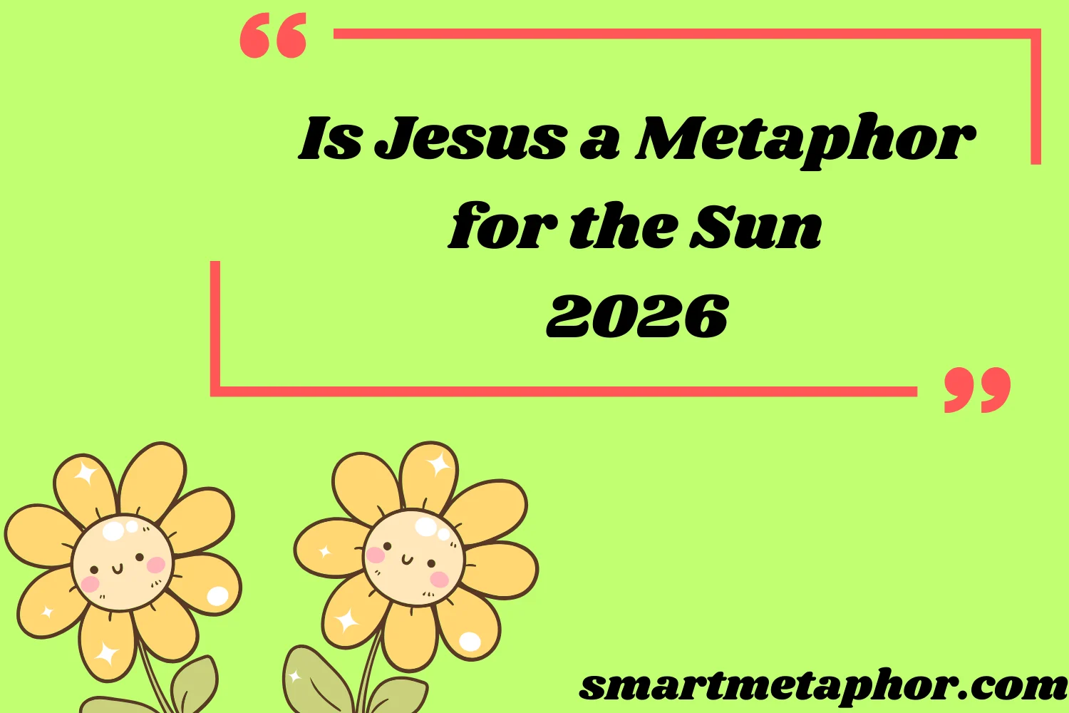 Is Jesus a Metaphor for the Sun