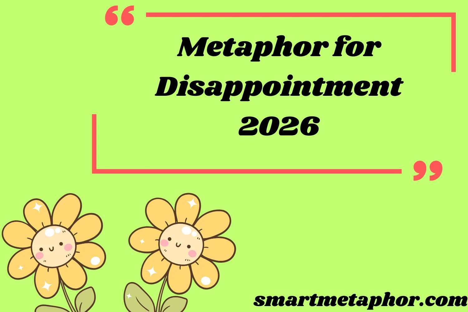 Metaphor for Disappointment