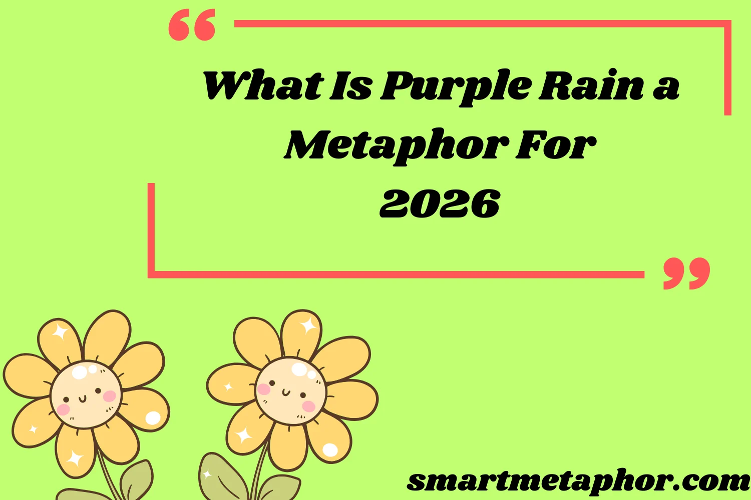What Is Purple Rain a Metaphor For
