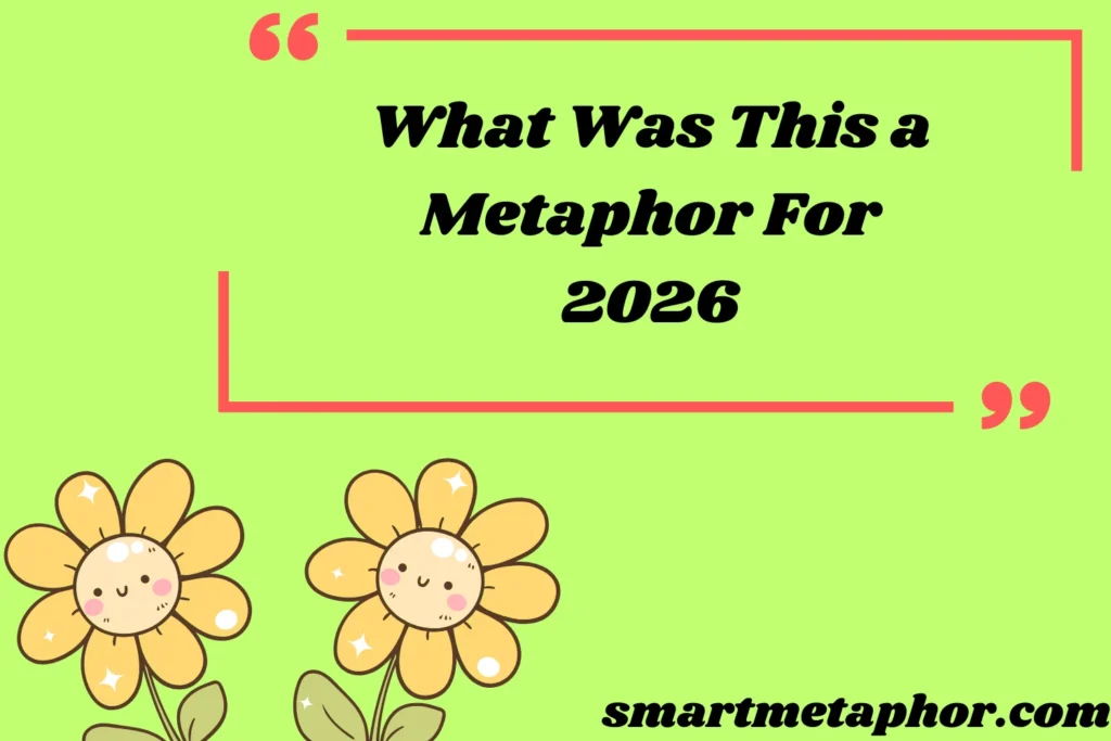 What Was This a Metaphor For