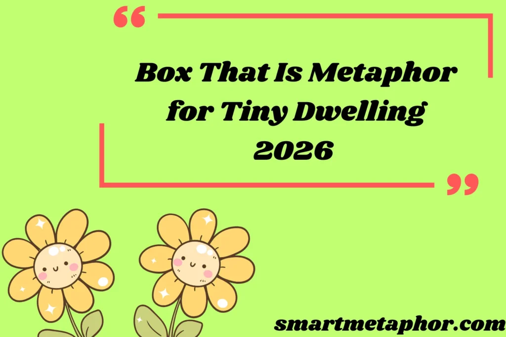 Box That Is Metaphor for Tiny Dwelling
