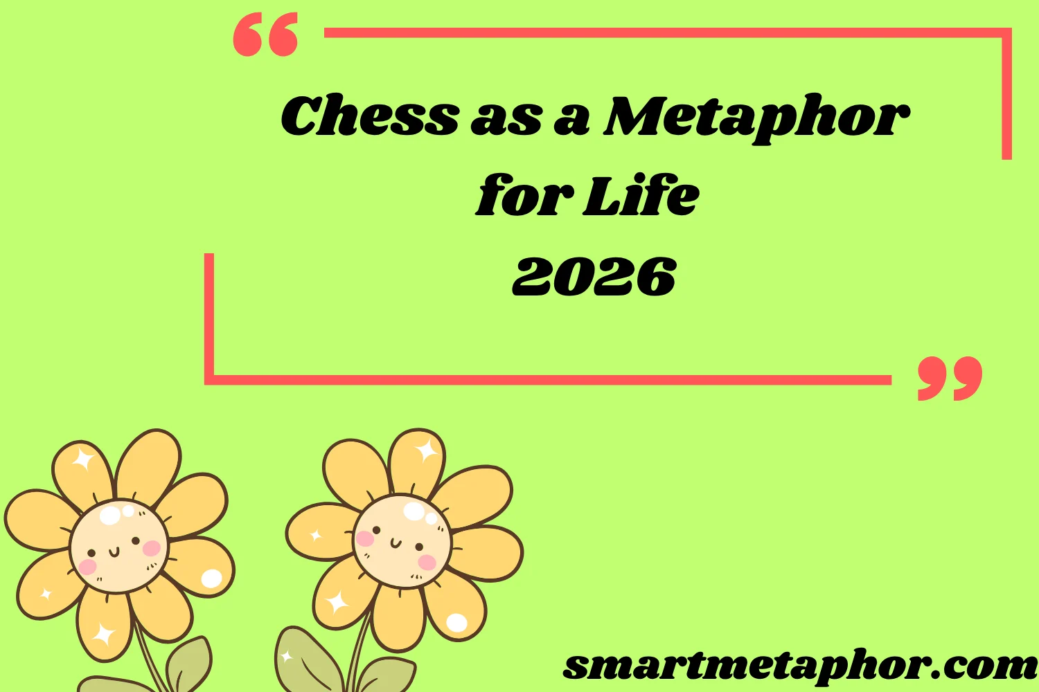 Chess as a Metaphor for Life