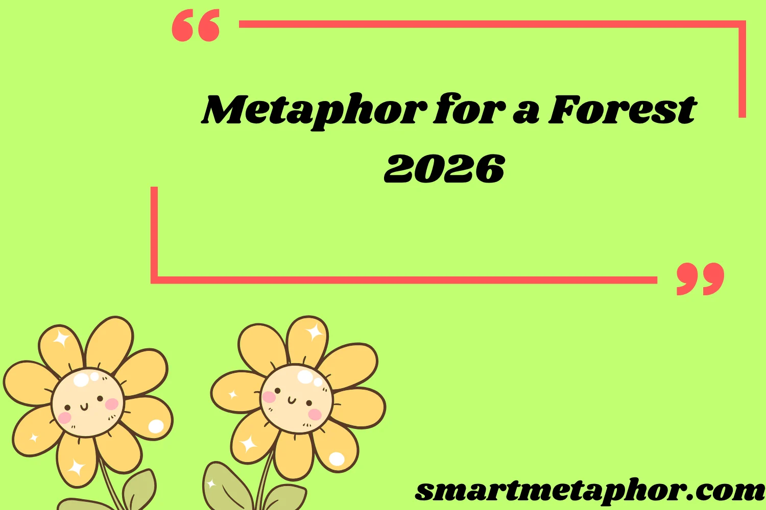 metaphor for a forest