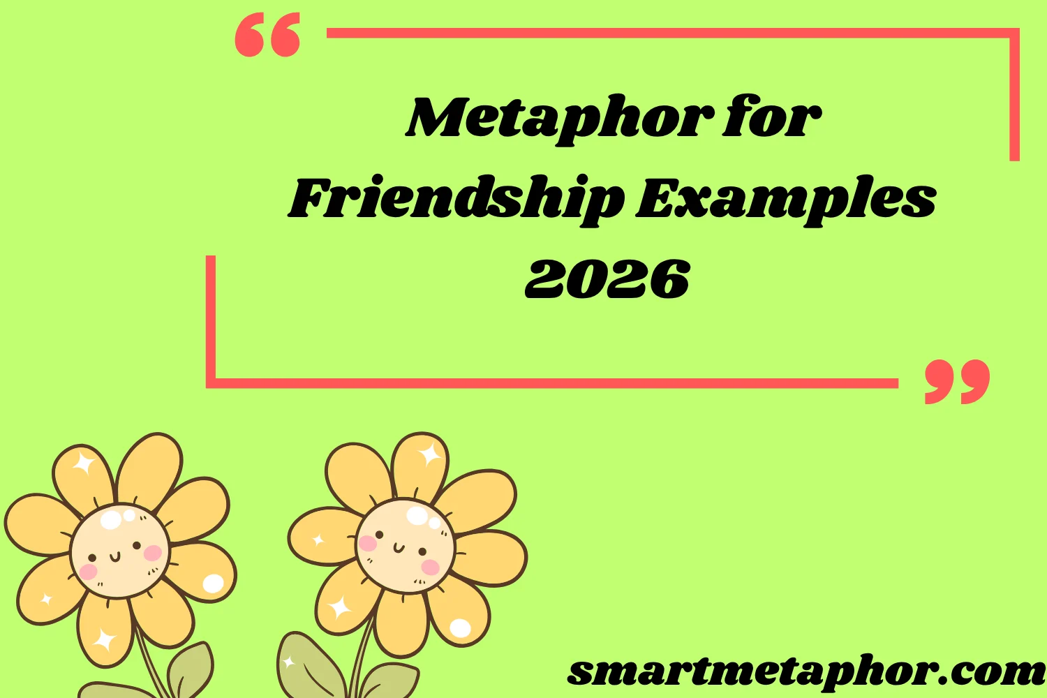 metaphor for friendship examples