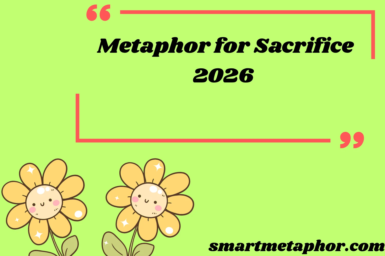 metaphor for sacrifice