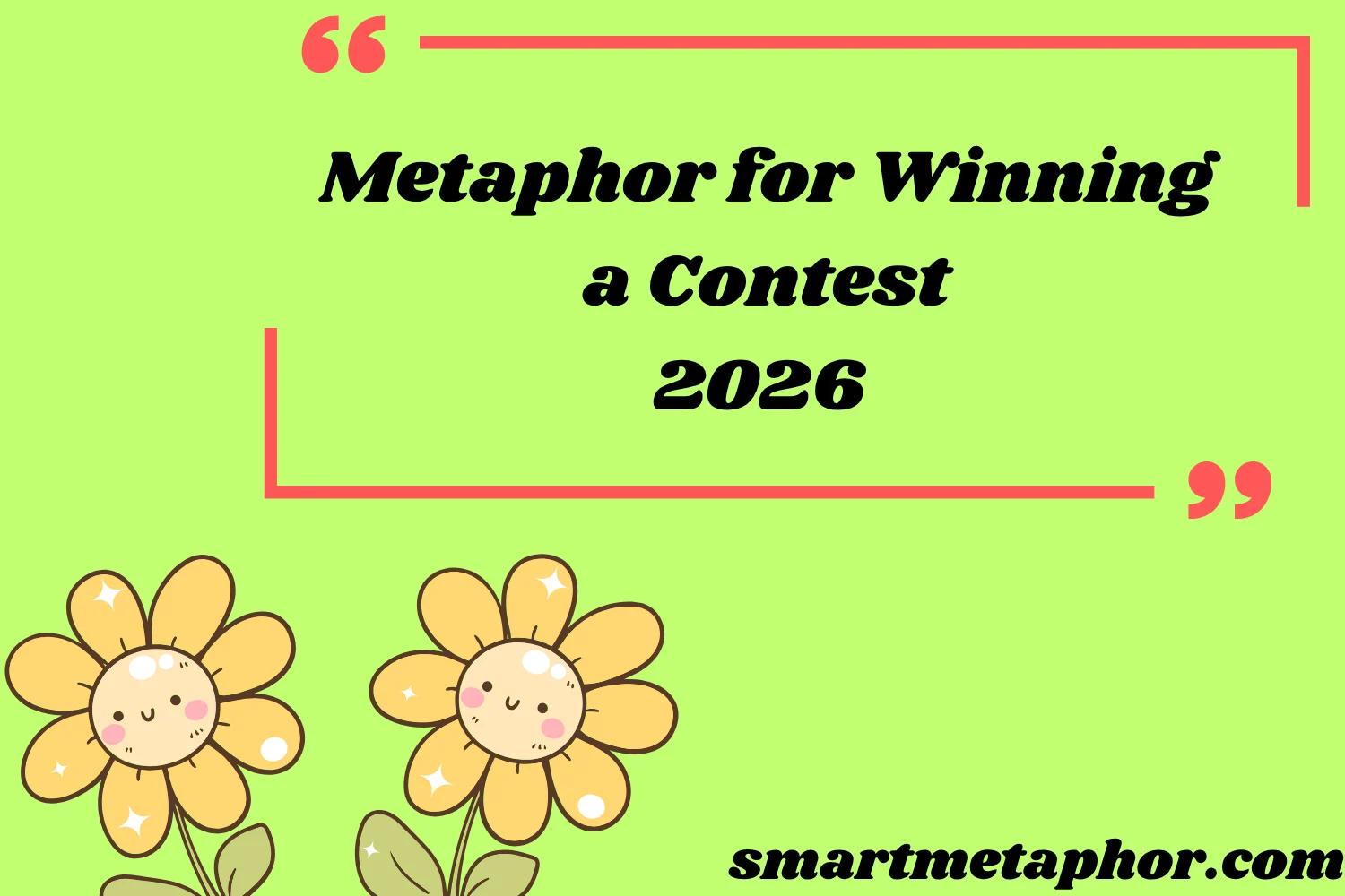 Metaphor for Winning a Contest