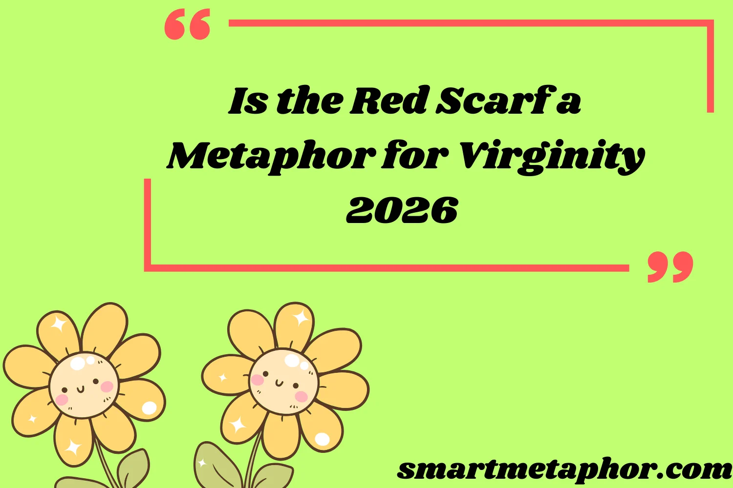 is the red scarf a metaphor for virginity