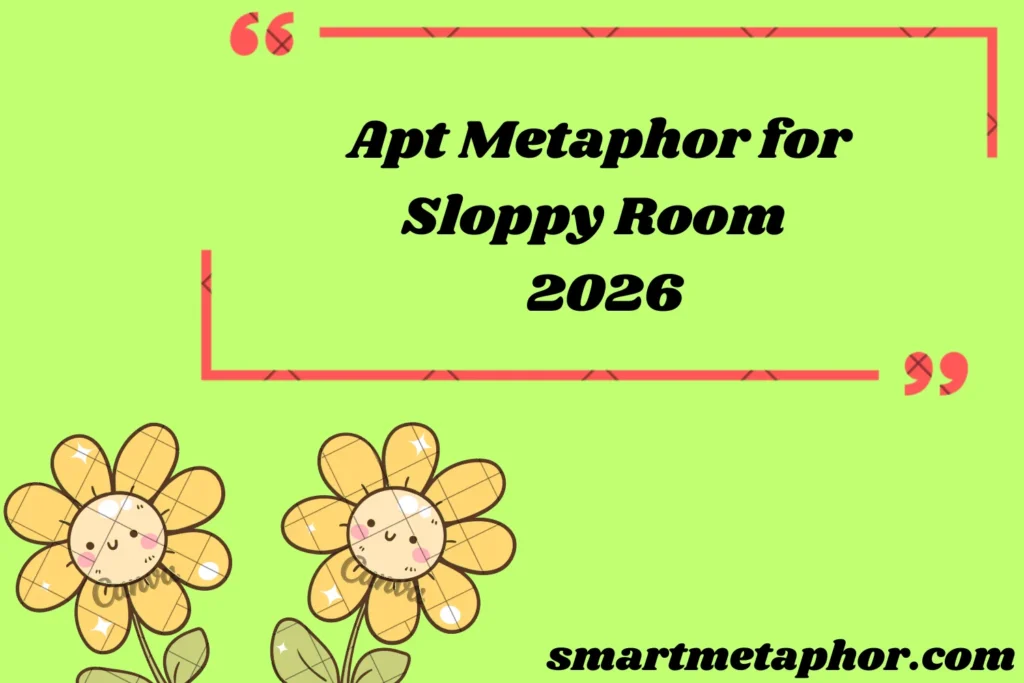 Apt Metaphor for Sloppy Room