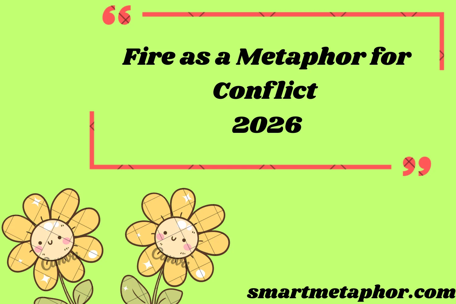 fire as a metaphor for conflict