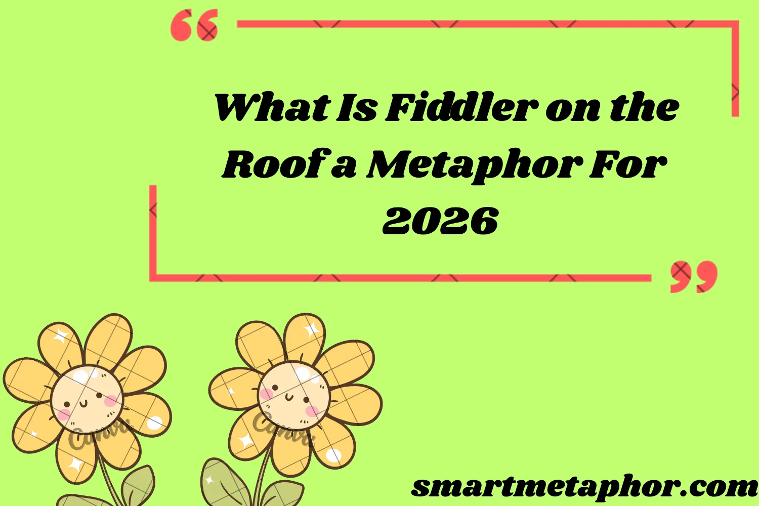 what is fiddler on the roof a metaphor for