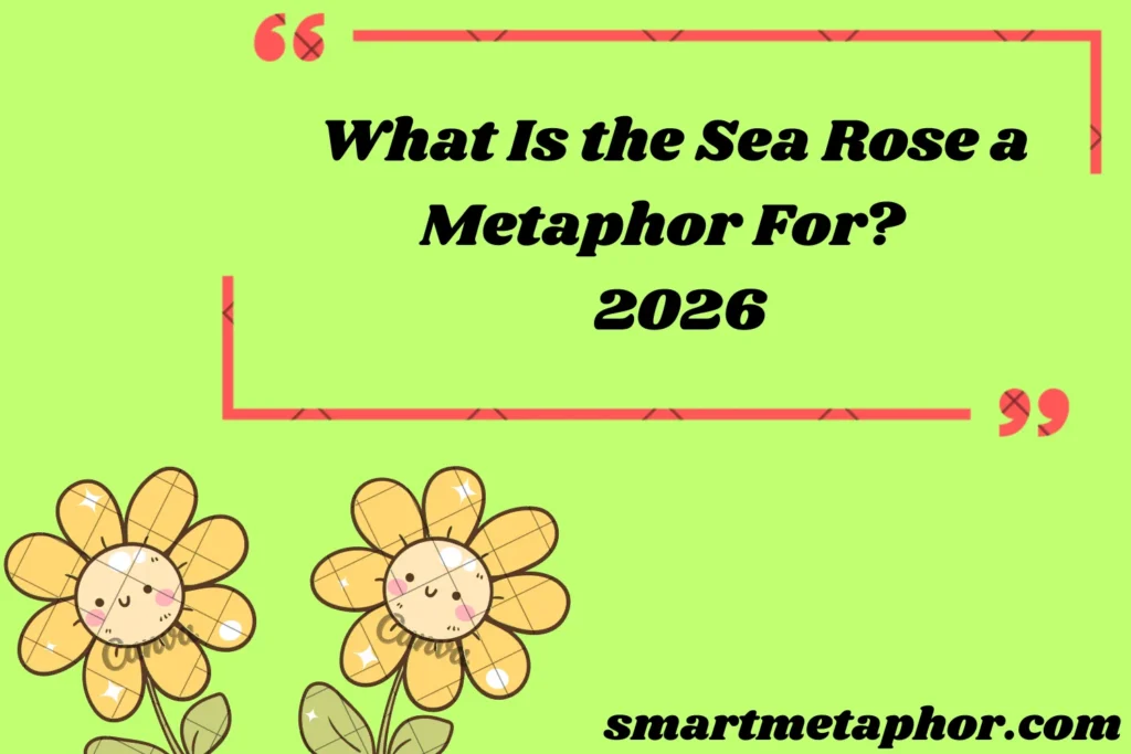 what is the sea rose a metaphor for?